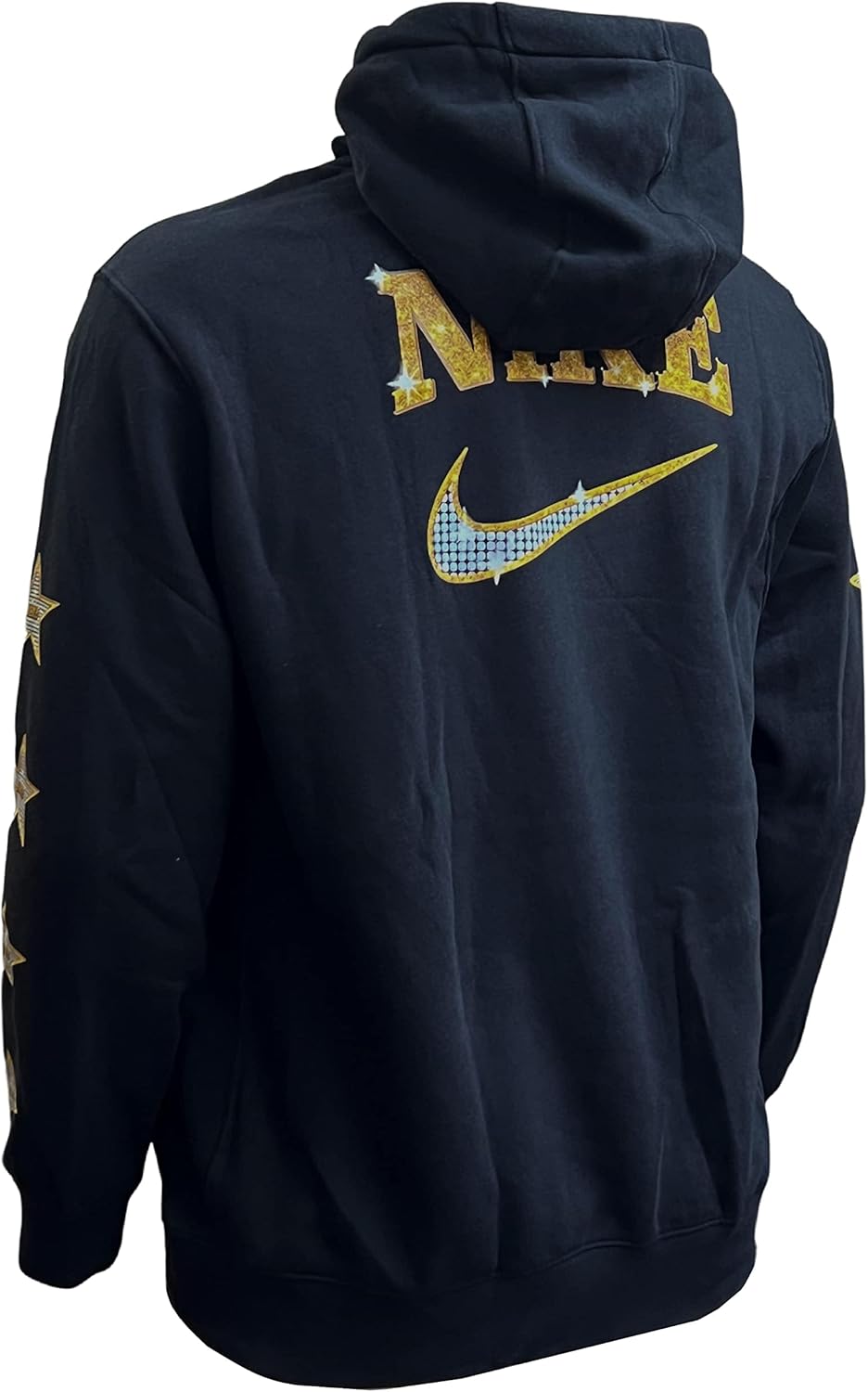 Толстовка с капюшоном Nike Sportswear из флиса с начесом на изнанке для мужчин, Black — фото 2