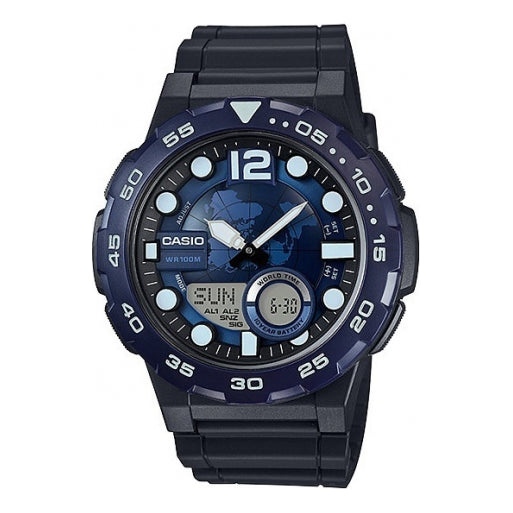 

Часы Casio Waterproof Analog-Digital Watch 'Black Blue', черный