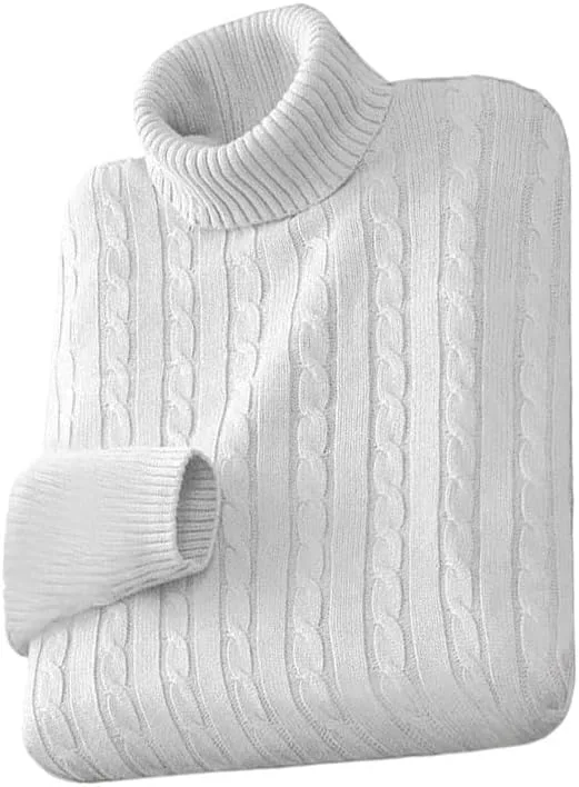 

Мужской свитер с высоким воротником, однотонный пуловер