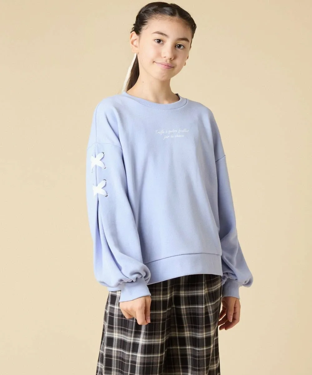Толстовка с рукавами на шнуровке Avv, цвет Light Blue