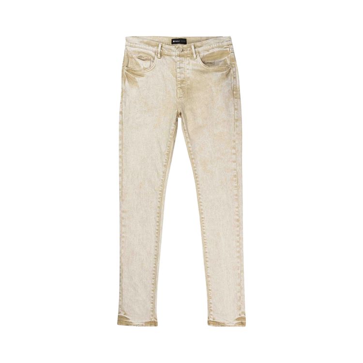 

Джинсы PURPLE BRAND Low Rise Skinny Jeans 'Khaki', желто-коричневый