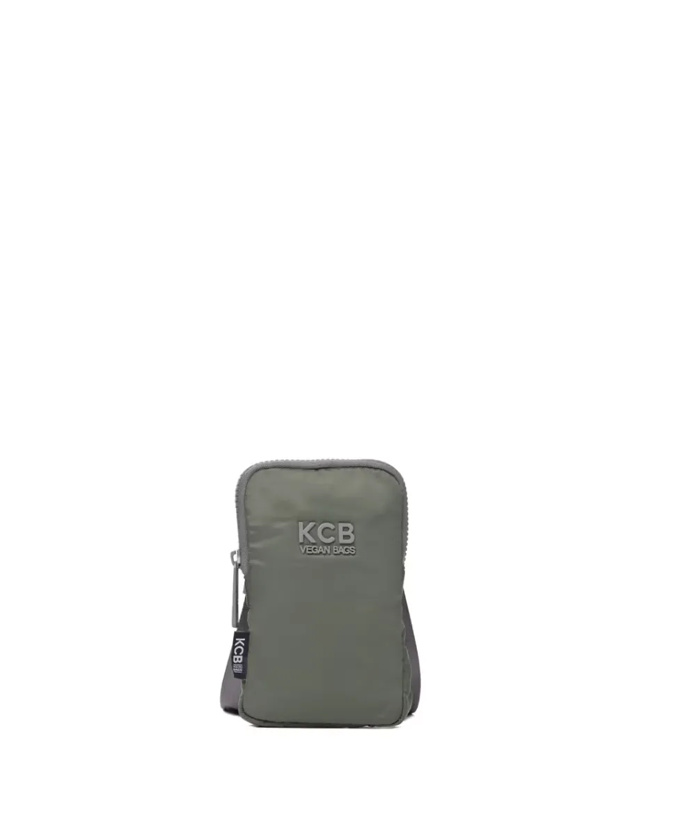 

Сумка для мобильного телефона цвета хаки на молнии Kcb