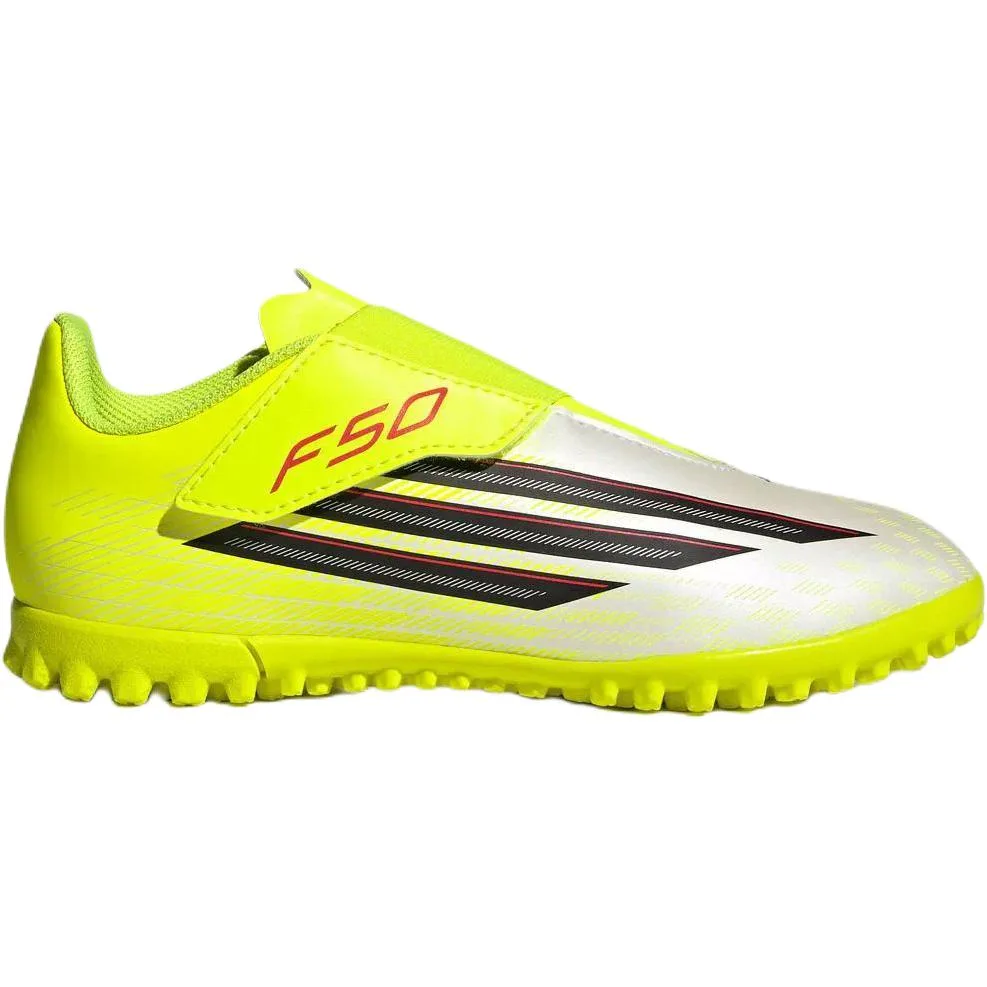 Adidas Детские футбольные бутсы F50 CLUB Low top желтые — фото 3