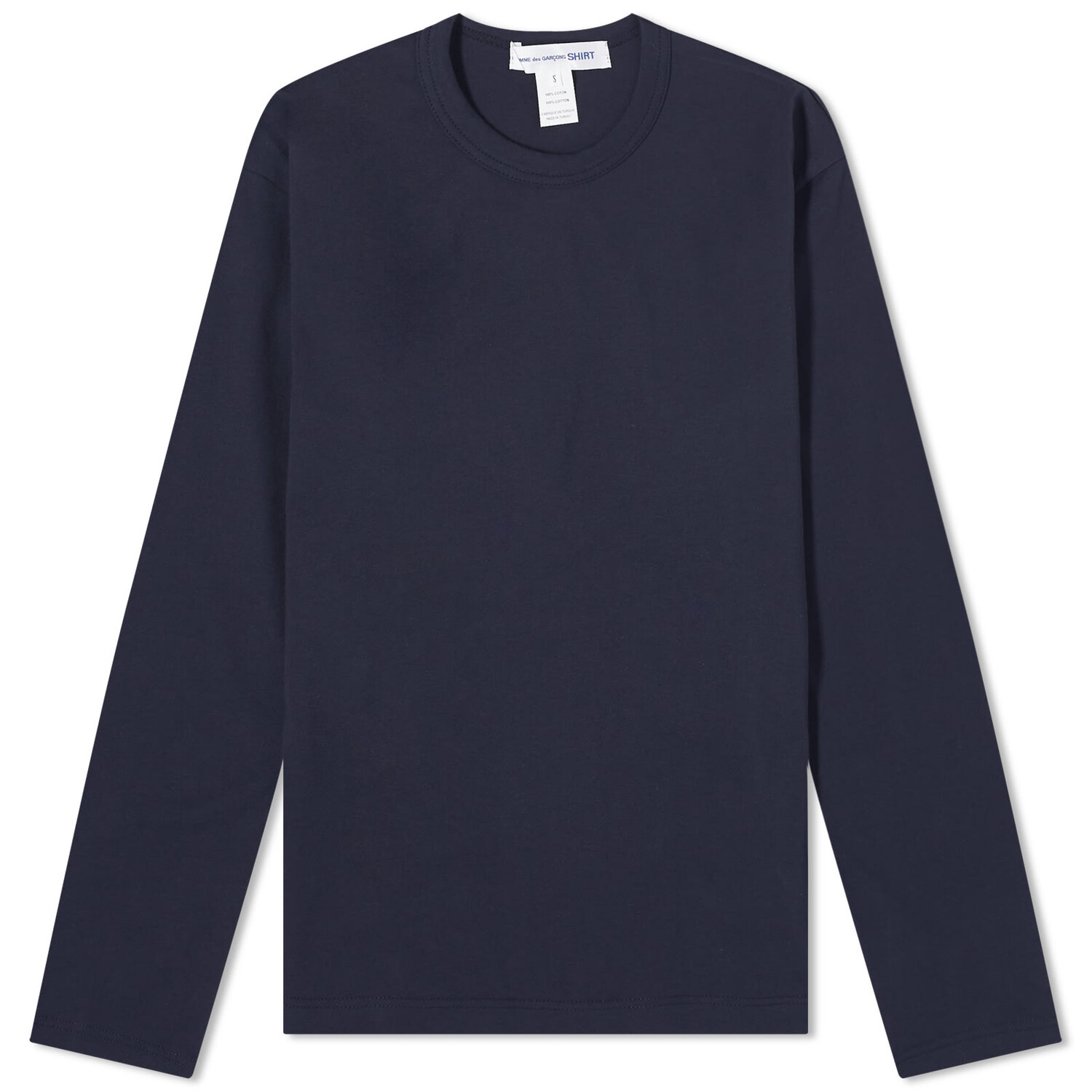 

Футболка Comme Des Garçons Shirt Long Sleeve Forever, темно-синий