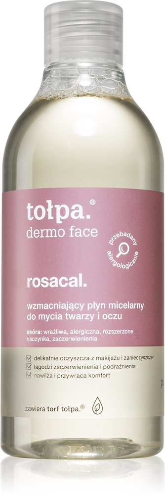 

Dermo Face Rosacal Очищающая мицеллярная вода для лица и глаз Tołpa, 400 мл