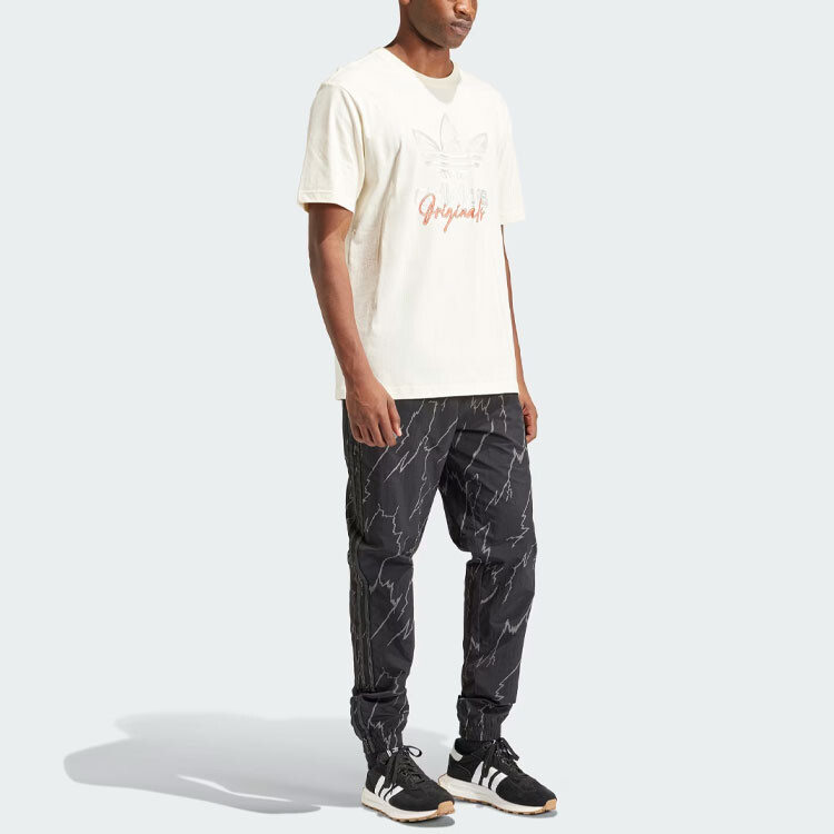 TRAINING SUPPLY Футболка мужская молочно-белая Adidas Originals, слоновая кость — фото 4