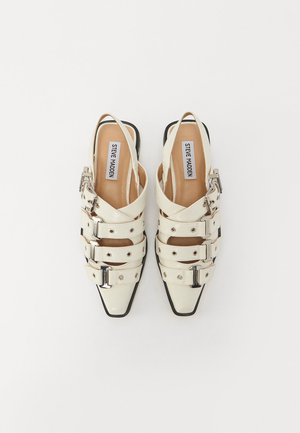 Туфли-лодочки с открытой пяткой GARI Steve Madden, молочный — фото 4
