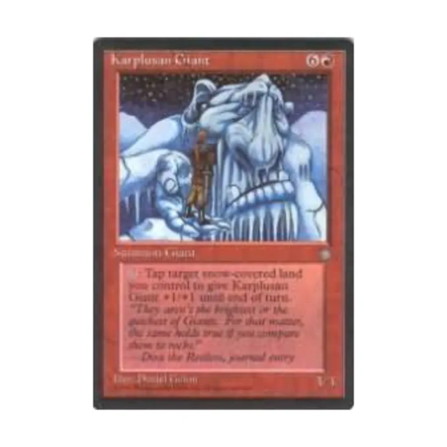 

CCG Карплюсан Гигант (U), MTG - Ice Age
