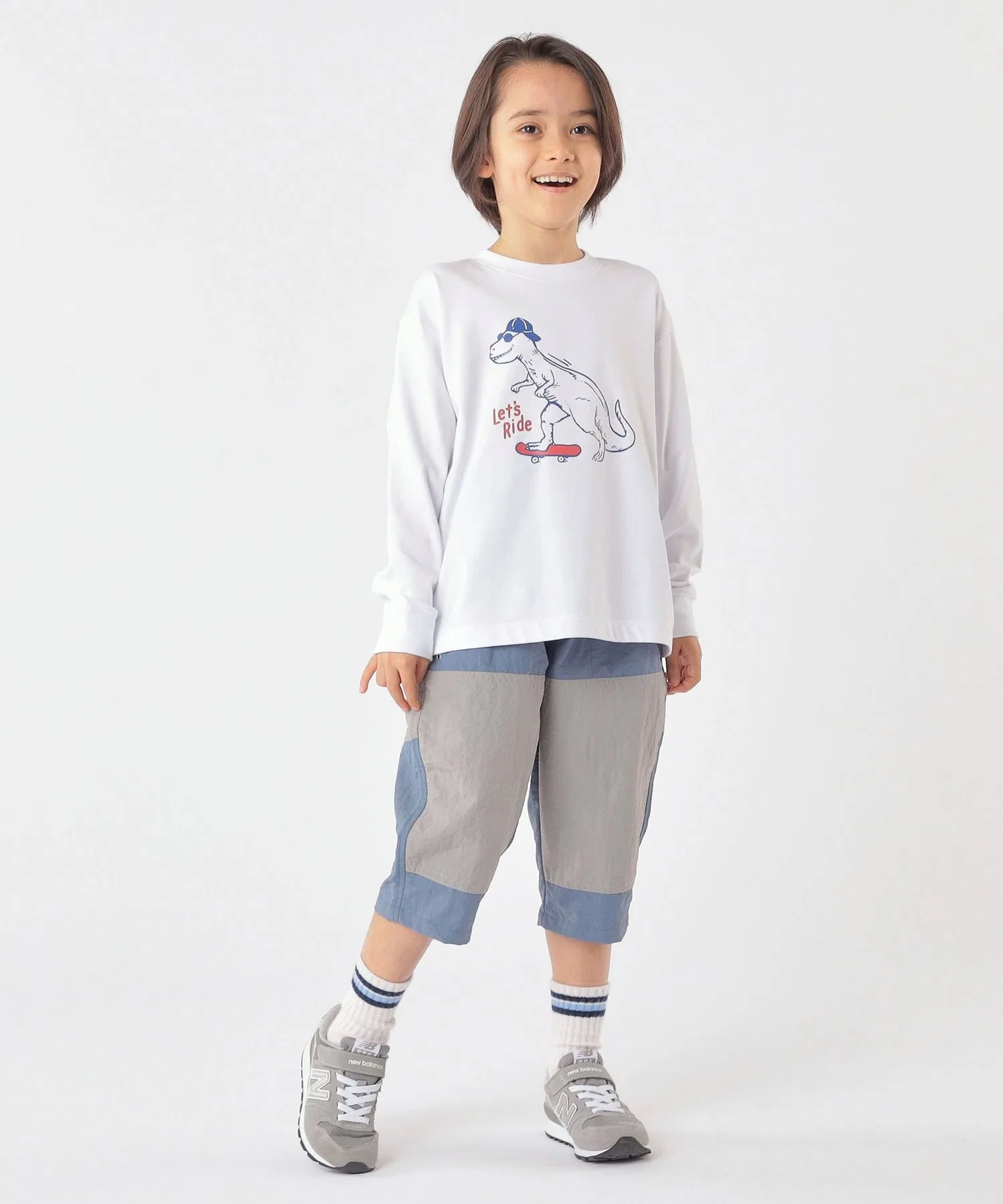 Детские брюки 6/4 SHIPS KIDS двухцветные тёмно-синие — фото 4