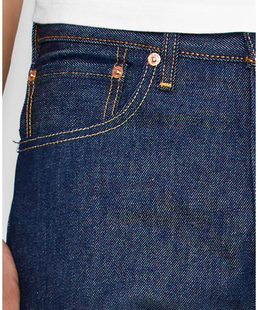 Мужские джинсы Big & Tall 501 Original Shrink to Fit Levi's, Rigid — фото 3