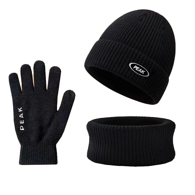 

PEAK Унисекс шапка бини, Black+Scarf+Glove