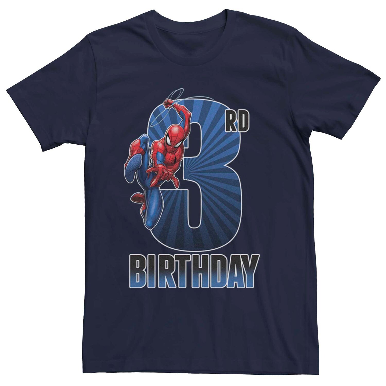 

Мужская футболка Marvel's Spider-Man на 3-й день рождения Licensed Character