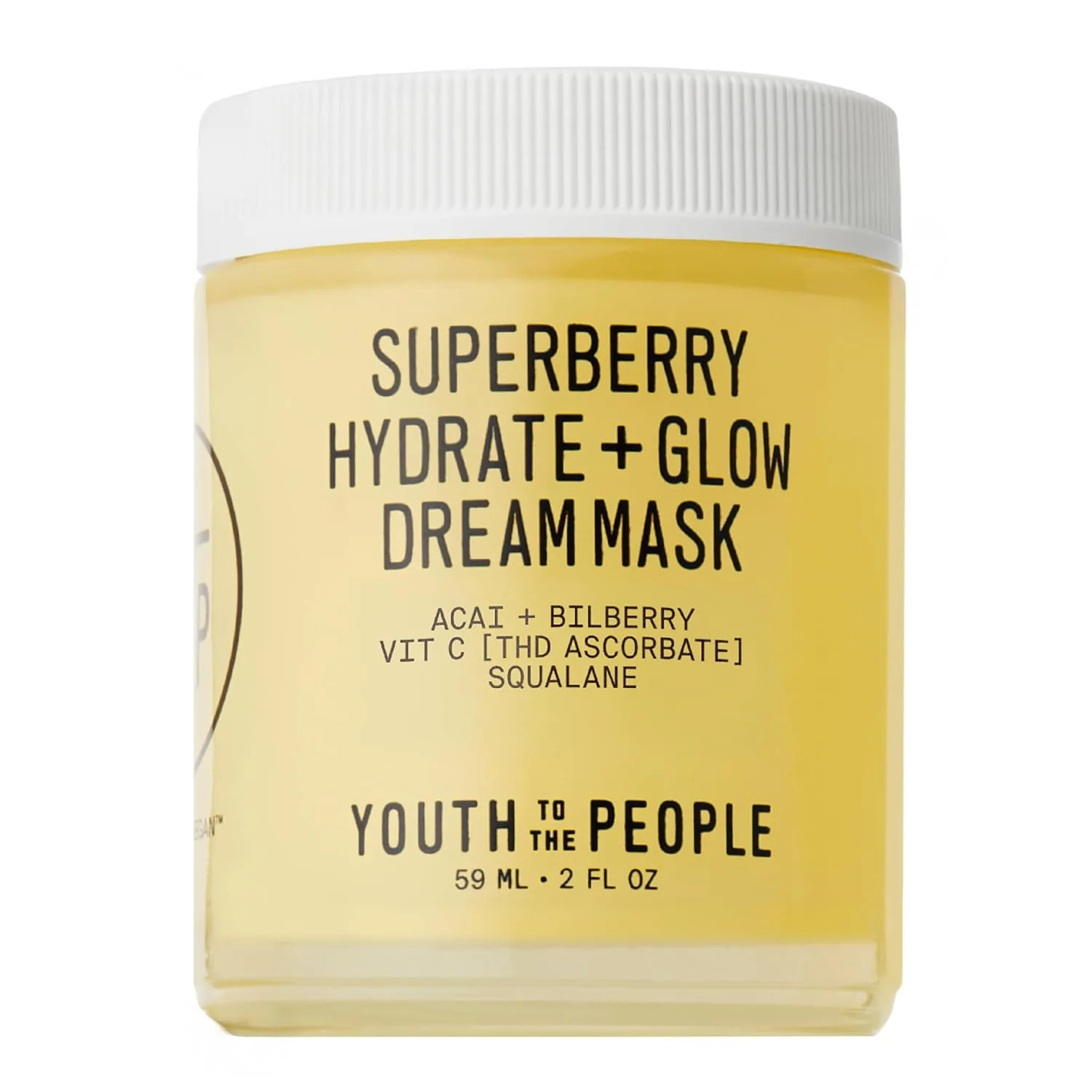 Маска для лица Youth To The People — Superberry Dream Mask - увлажняющий с гиалуроновой кислотой и витамином C, ночная, 56.7 г
