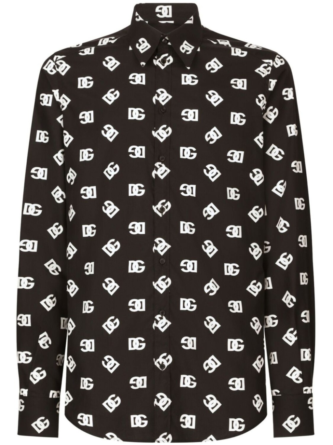 

Dolce & Gabbana рубашка с логотипом DG, черный