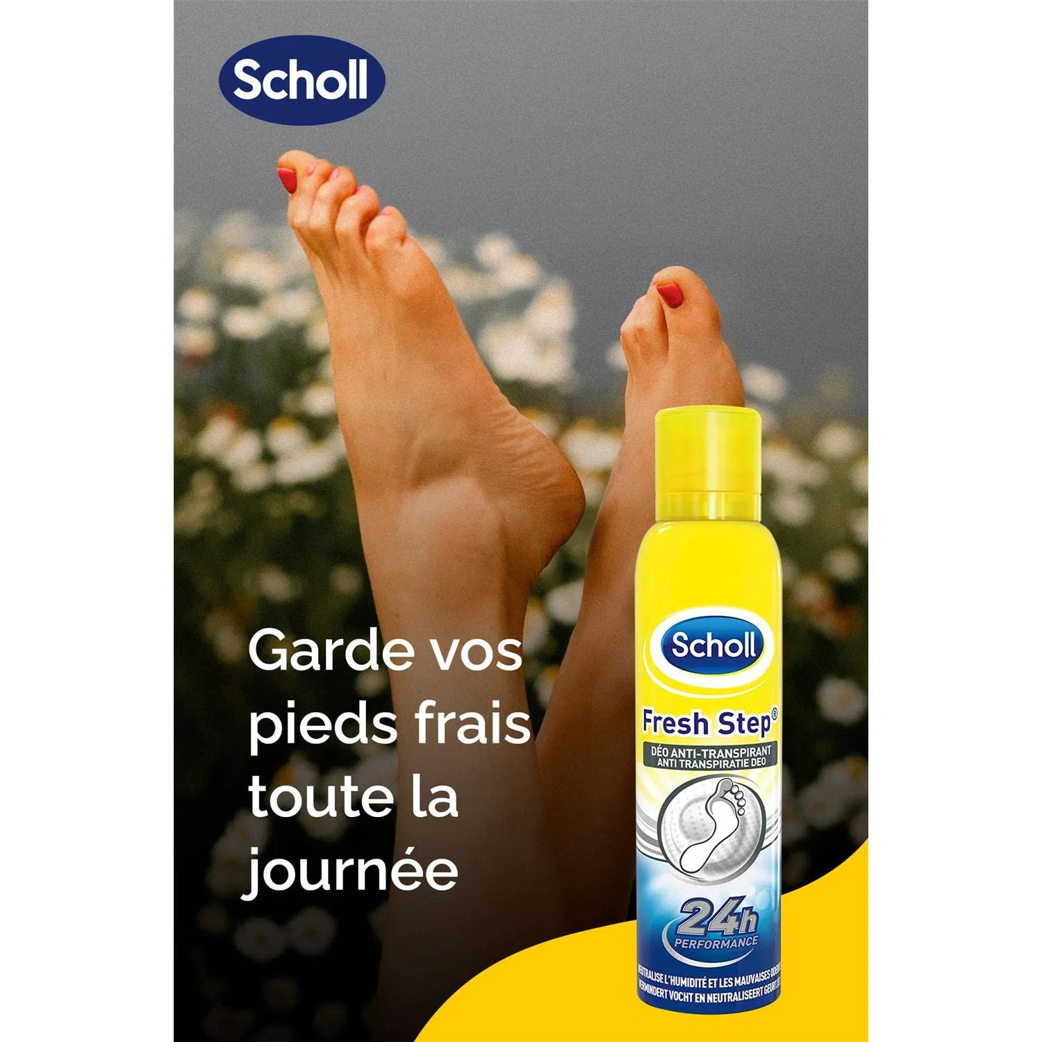Набор антиперспирантов-спреев Scholl Antiperspirant Powder Spray 2 x 150 мл Dr. Scholl'S — фото 4