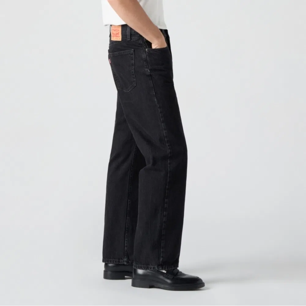 Мужские свободные прямые джинсы 565 чёрные от Levi's — фото 2