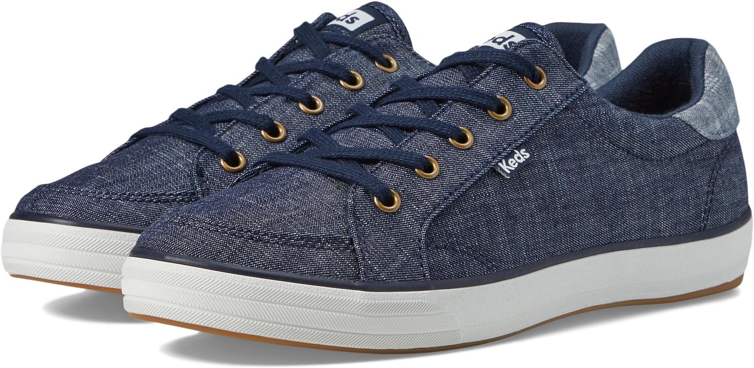 

Кроссовки Center III Lace Up Keds, цвет Navy Denim Plaid, Синий, Кроссовки Center III Lace Up Keds, цвет Navy Denim Plaid