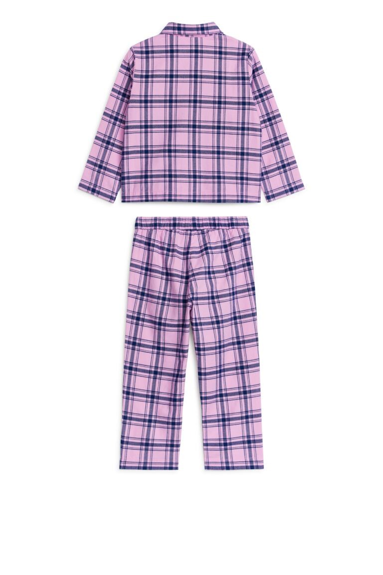 

Фланелевая пижама H&M, розовый