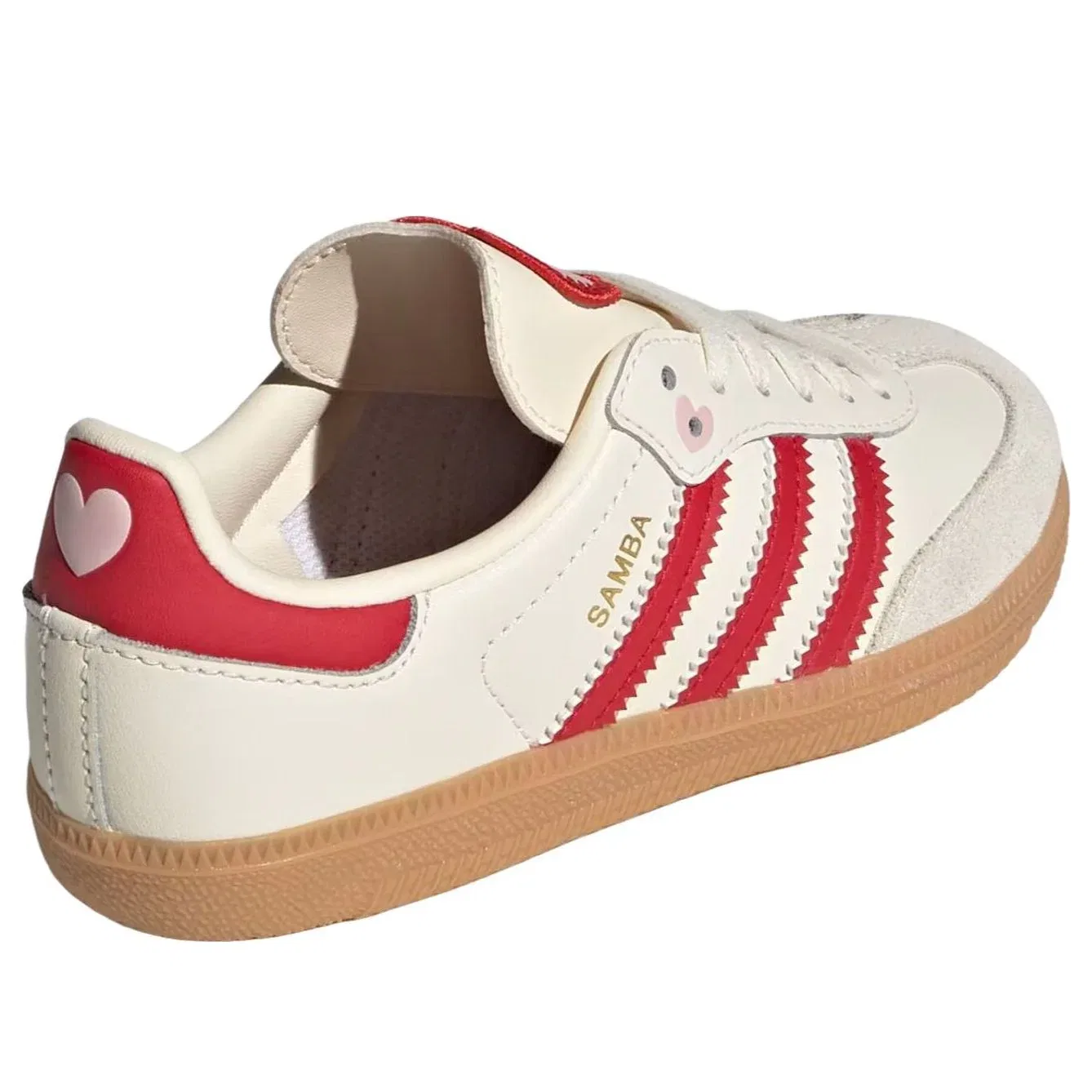 Кроссовки Adidas Samba OG «День святого Валентина» KI6681, красный — фото 3