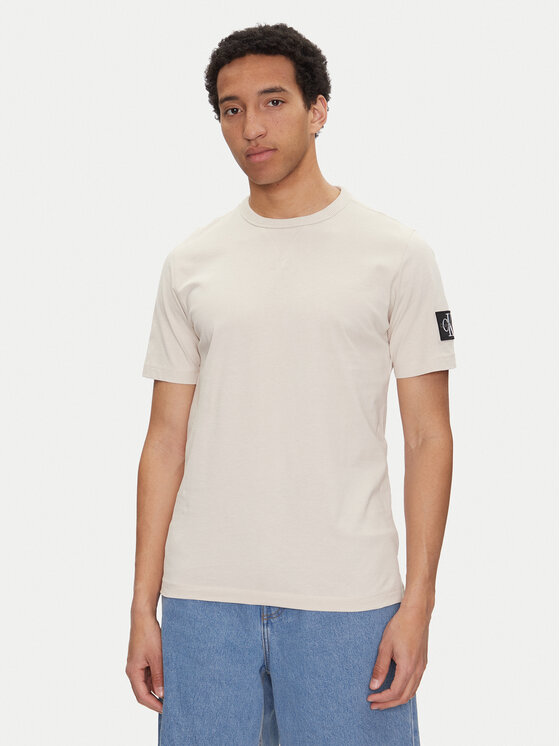 

Футболка обычного кроя J30J323484 Calvin Klein Jeans, бежевый
