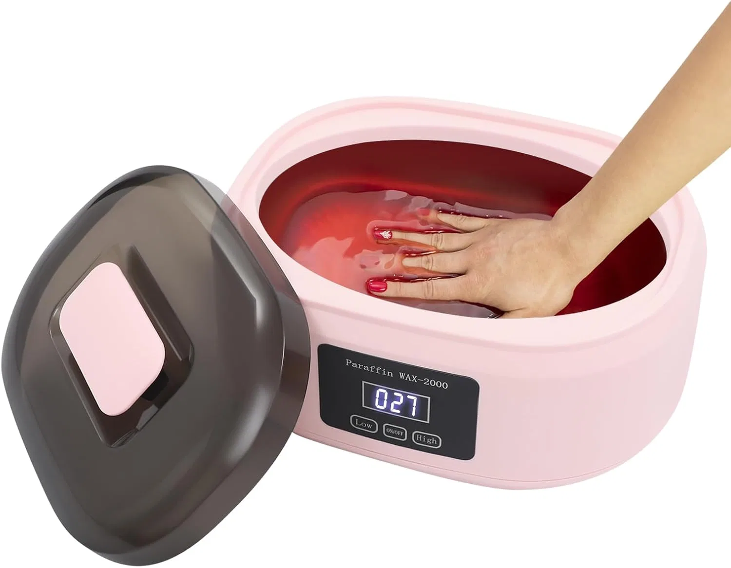 Парафиновая ванна для рук и ног объемом 3.4 л от HOMEASY ‎Cucummoo, Pink