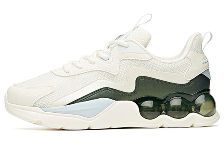 

Коллекция Life Стильная обувь Мужская с низким верхом Цвет слоновой кости/Призрачный синий/зеленый Anta