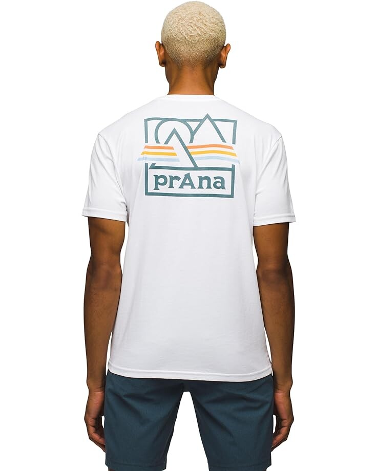 

Футболка Prana Graphic, цвет White Spectrum