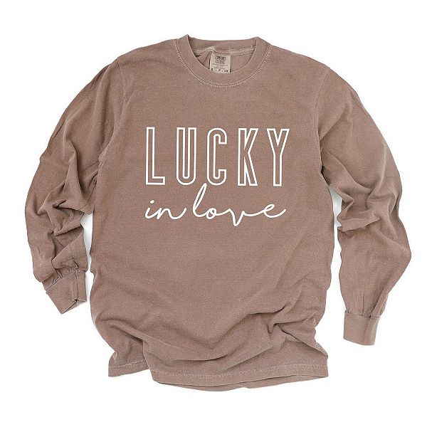 

Футболка Lucky in love с длинным рукавом, окрашенная в готовом виде Simply Sage Market, Espresso, Зеленый, Футболка Lucky in love с длинным рукавом, окрашенная в готовом виде Simply Sage Market, Espresso