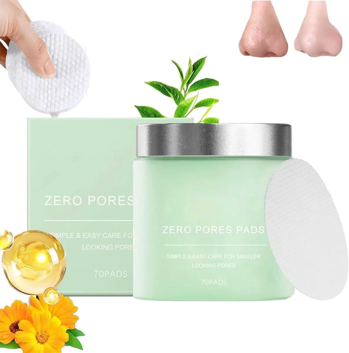 Корейские отшелушивающие подушечки Zero Pore Pads, 70 шт. Generisch, 1 Piece.