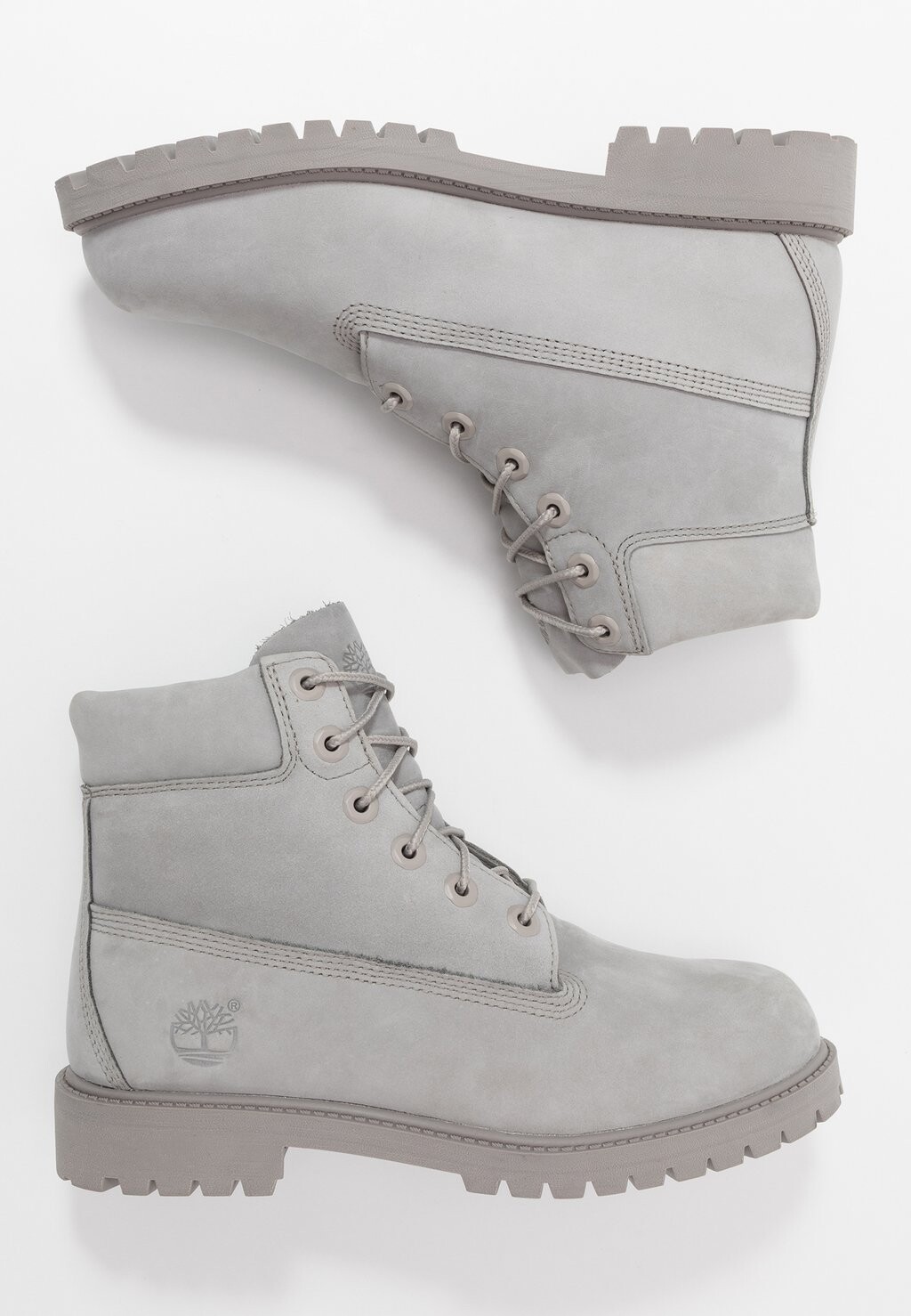 

Ботильоны на шнуровке 6 IN PREMIUM WP BOOT Timberland, цвет medium grey