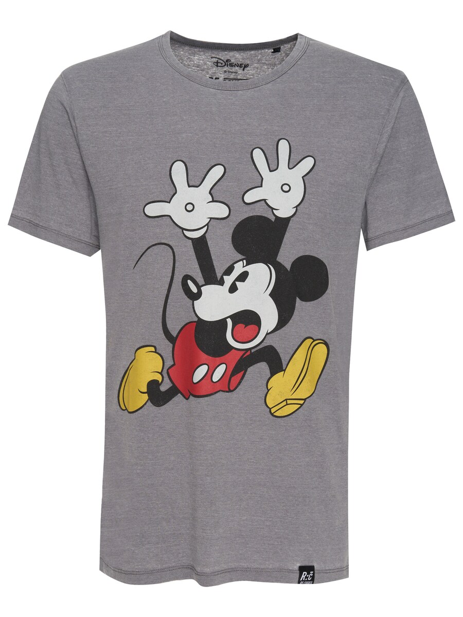 

Классическая футболка Recovered Shirt Disney Mickey Mouse Panic, светло-серый