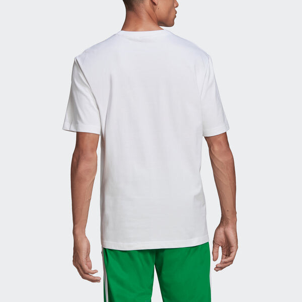 Футболка originals adv mount tee retro pattern sports short sleeve white Adidas, белый — фото 3