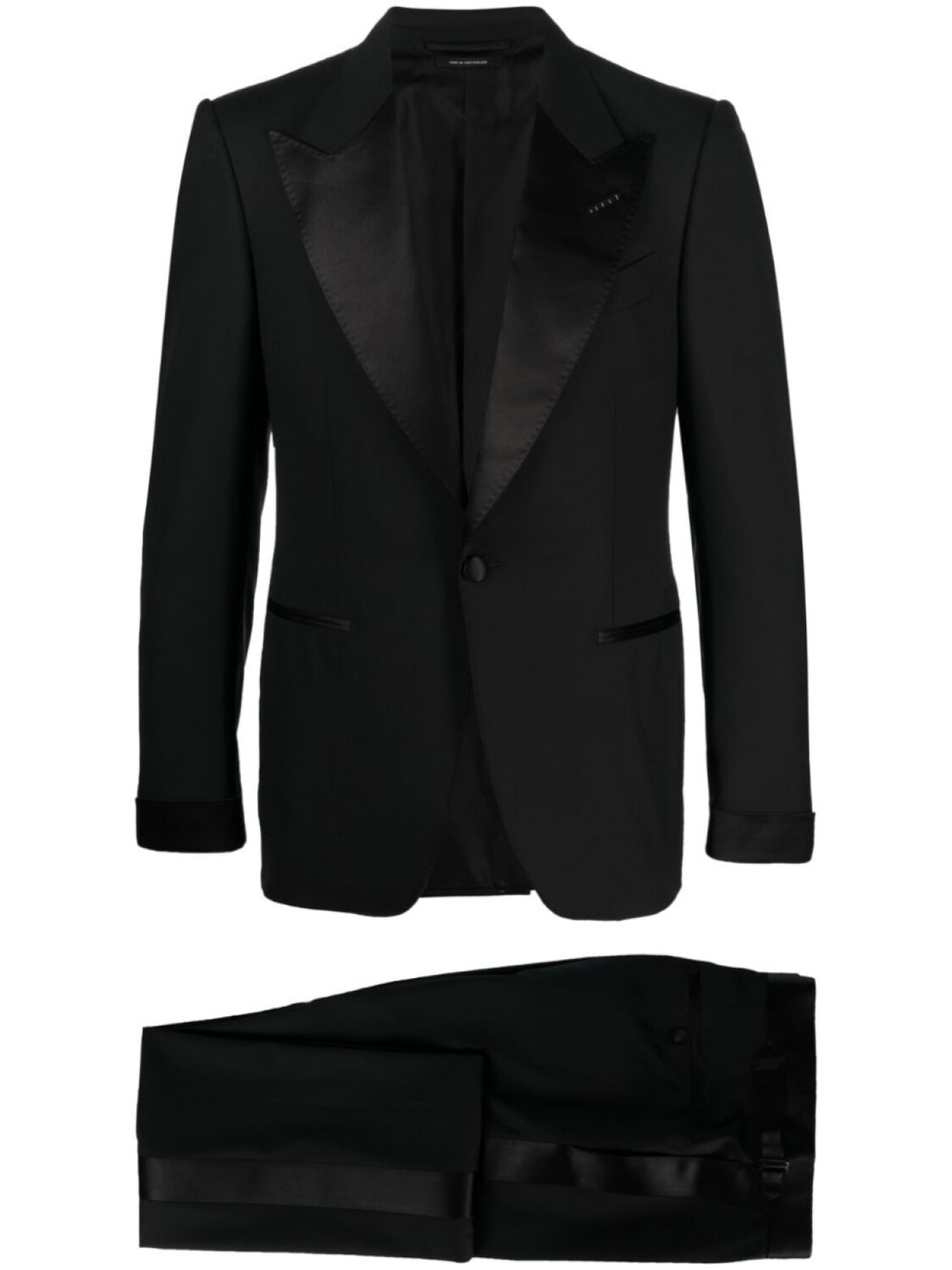 

Костюм с однобортным пиджаком TOM FORD, черный