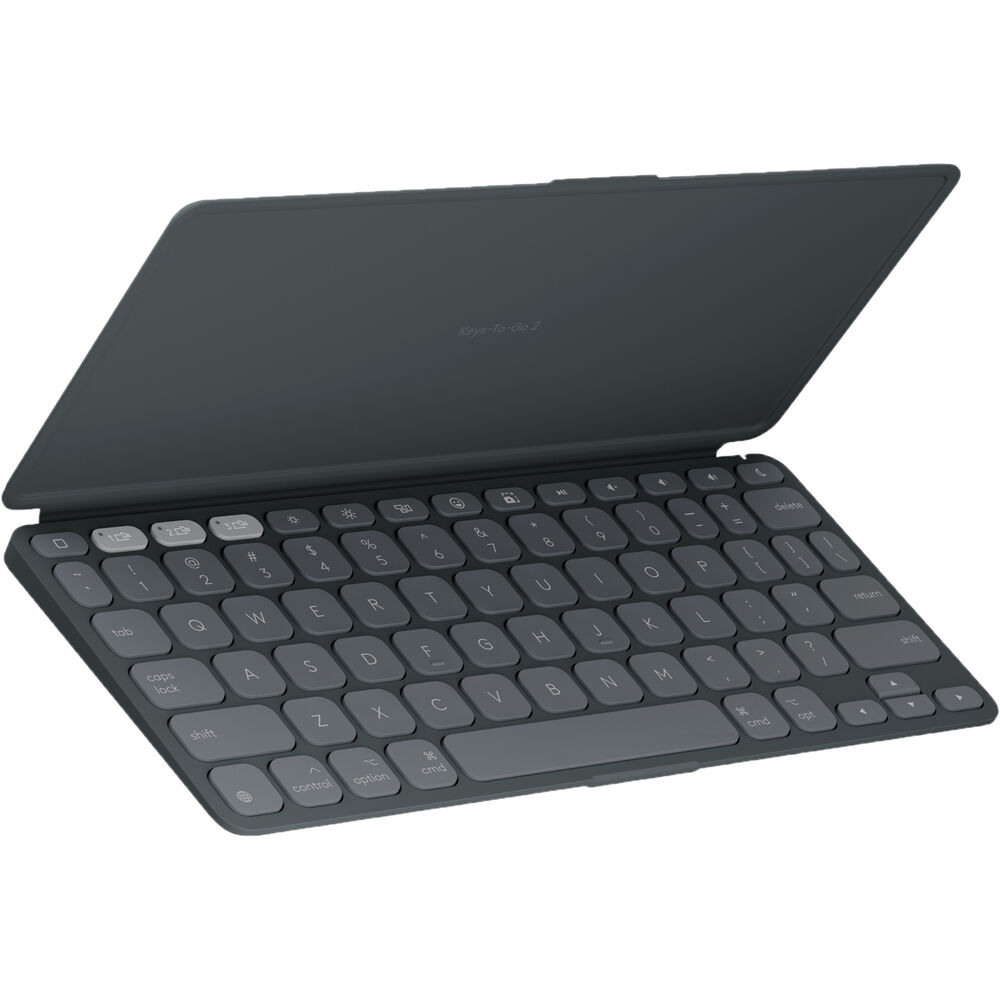 

Беспроводная клавиатура Logitech KEYS-TO-GO 2 для iPad, iOS и Mac с чехлом (графит)