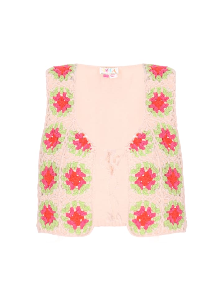 

Свитер-жилет IZIA, цвет cream multicolor