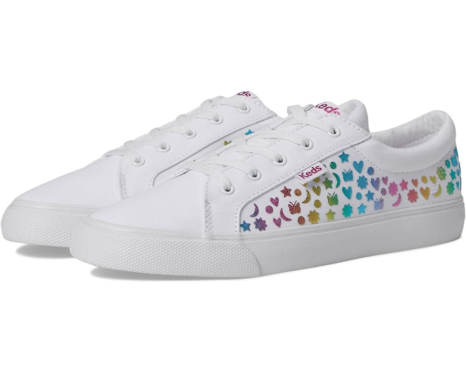 

Кроссовки Keds Kids Jumpkick Studded Foil, цвет White/Rainbow