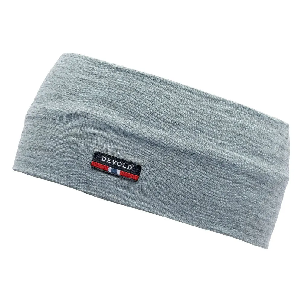 

Повязка на голову DEVOLD OF NORWAY Breeze Merino 150, серый