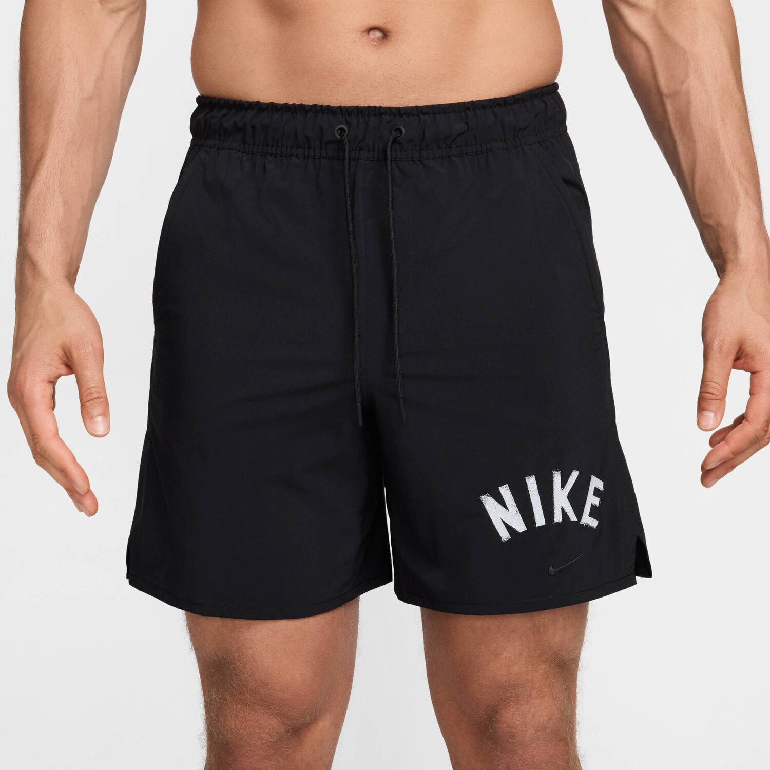 

Тренировочные шорты без ограничений с галочкой 7 Nike, черный