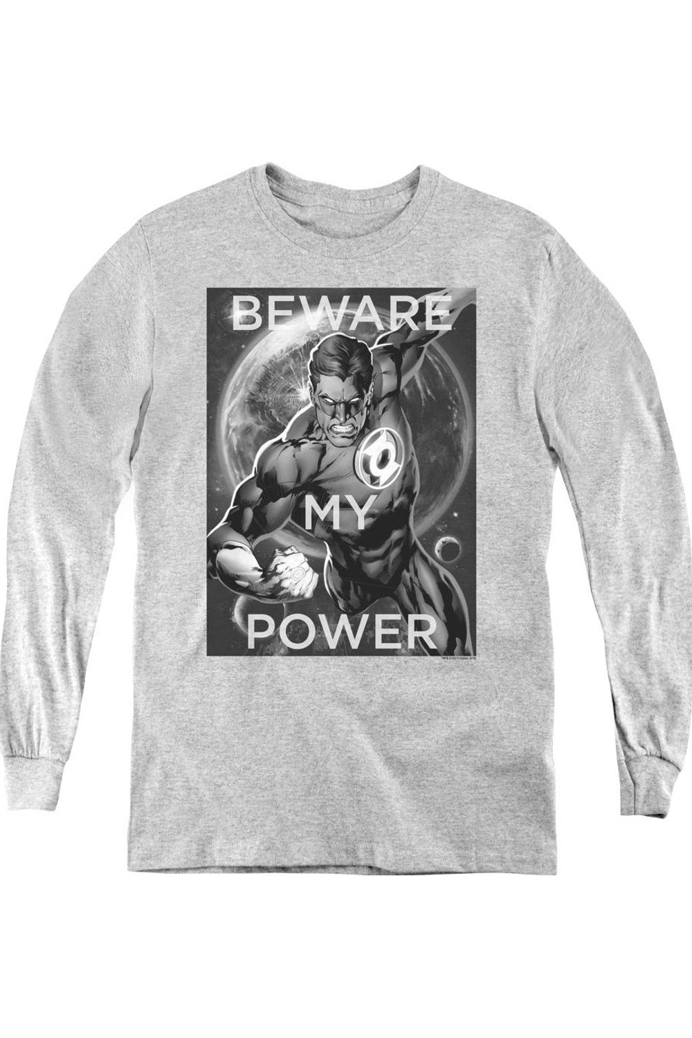 

Футболка с длинным рукавом Power Youth от DC Comics Gildan, Athletic Heather