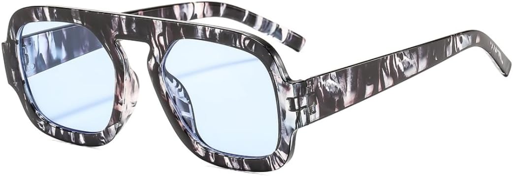 

Солнцезащитные очки с защитой UV400 | Большая оправа, линзы конфетных цветов | Для женщин и мужчин, для занятий спортом на открытом воздухе и вождения DSVIGF, C9 Figure Blue