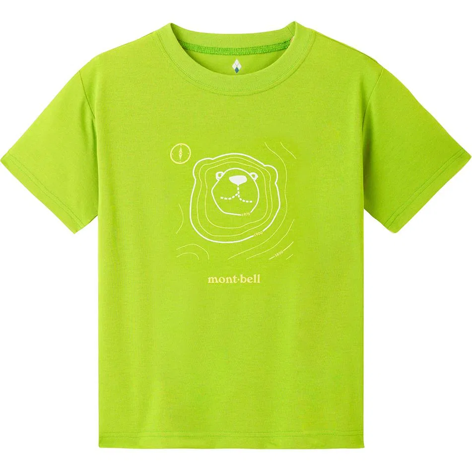 Детская футболка с круглым вырезом MONTBELL, Green