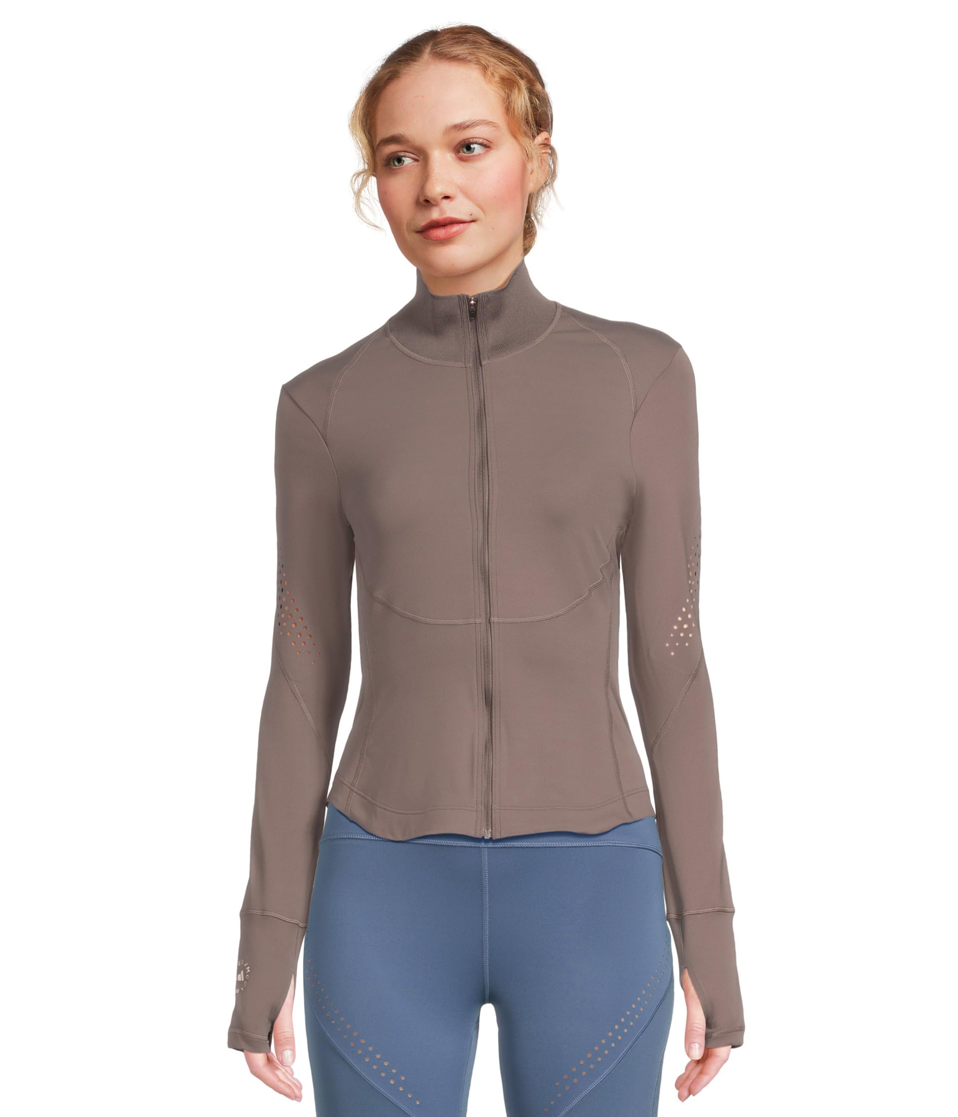 

Топ adidas by Stella McCartney Training Midlayer JW4553, цвет Charcoal