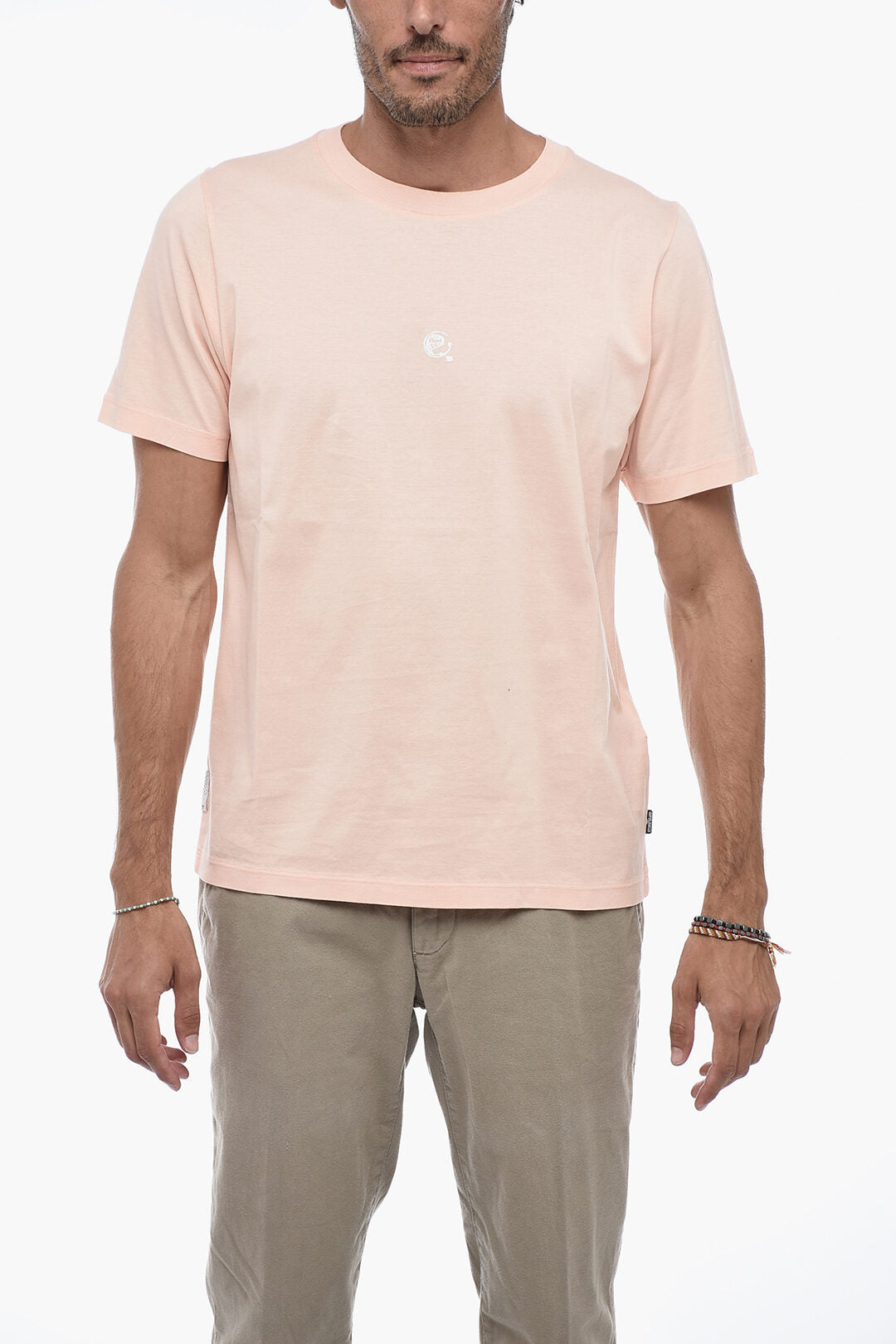

Футболка Stone Island SHADOW PROJECT с круглым вырезом и принтом, розовый