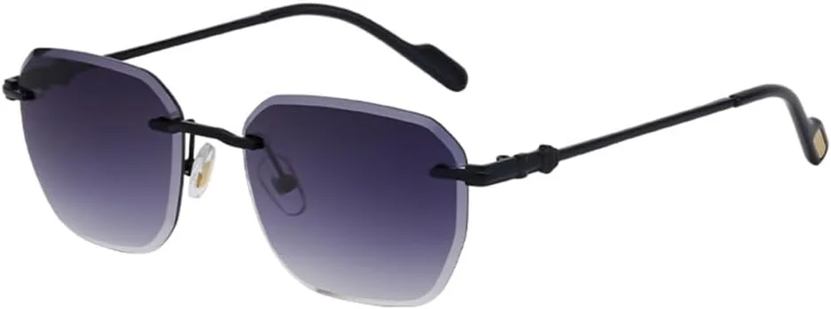 

Солнцезащитные очки для мужчин и женщин, роскошные модные очки с металлическими дужками, солнцезащитные очки для мужчин в стиле ретро LVTFCO, C2blackdoublegray