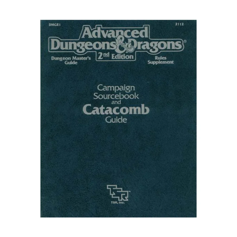

Campaign Sourcebook and Catacomb Guide, Advanced Dungeons & Dragons (2nd Edition) - Dungeon Master's Books, мягкая обложка