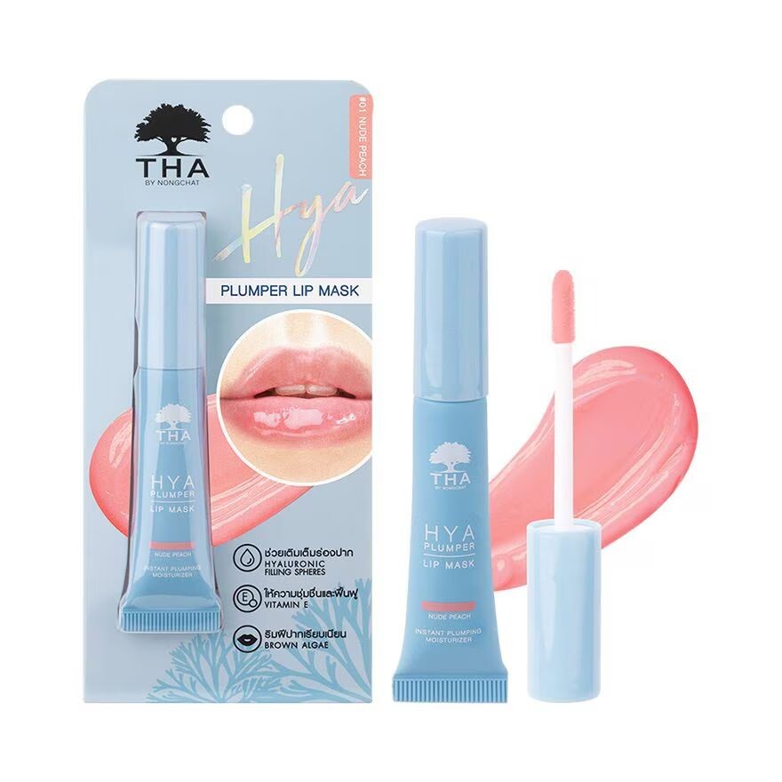 

THA By Nongchat Маска для губ Hya Plumper 6г. 01 Nude Peachовый, Nude Peach