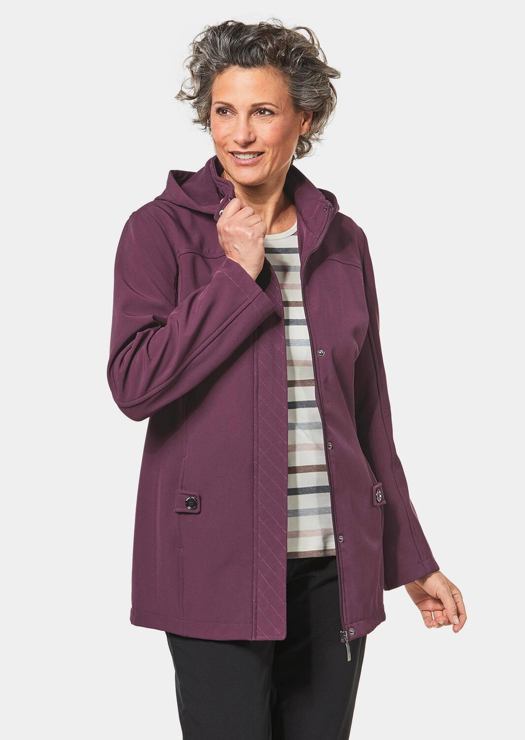 

Спортивная куртка GOLDNER, цвет aubergine