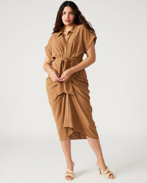 

Платье Tori Knit Dress Steve Madden, бежевый