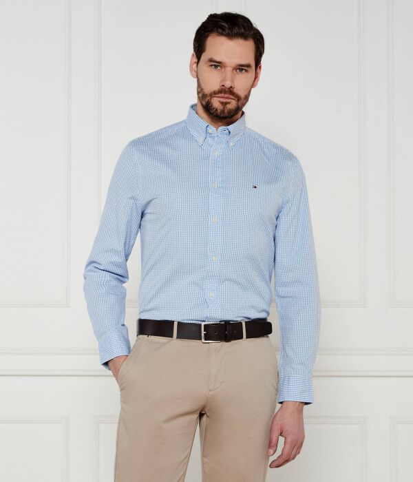 

Поплиновая рубашка Regular fit Tommy Hilfiger, синий