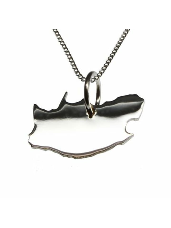 

Schmuckador Колье 50 см + кулон с символикой Южной Африки из чистого серебра 925 пробы